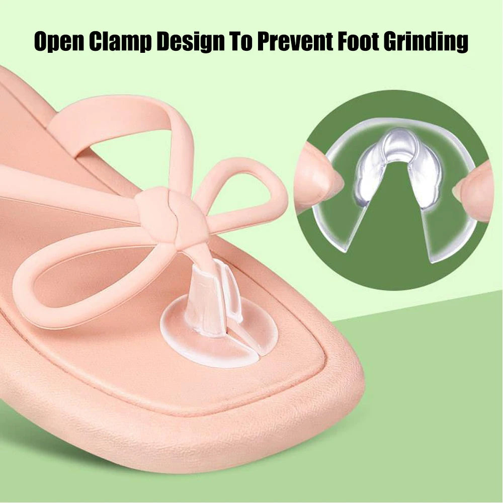 Gel Massage Insoles for Shoes Woman Man 4Pcs Silicone Forefoot Pads Slippers Sandals Flip-flop Non-slip Self-Adhesive Foot Pads